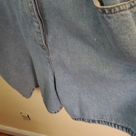 Jou jou Vintage Y2K 90s Denim Romper Jumpsuit Size 12 - Picture 4 of 5
